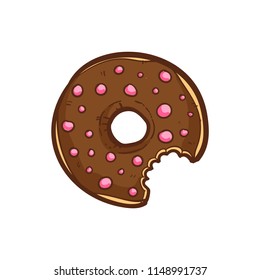 cute doughnut vector illustration