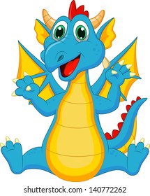 Cute Dragon Cartoon