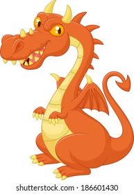 Cute dragon cartoon