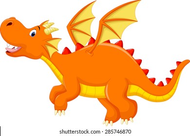 Cute dragon cartoon