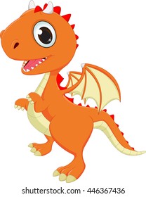 Cute Dragon Cartoon Stock Vector (Royalty Free) 568066558 | Shutterstock