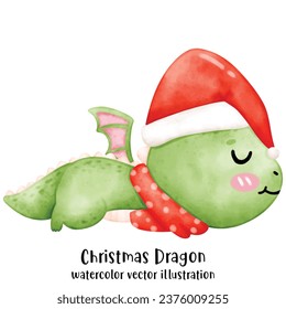 Cute Dragon, Christmas, Christmas Dragon, Merry Christmas, Year of the Dragon