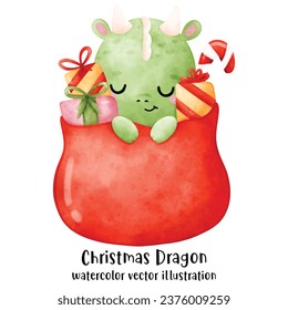 Cute Dragon, Christmas, Christmas Dragon, Merry Christmas, Year of the Dragon