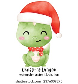 Cute Dragon, Christmas, Christmas Dragon, Merry Christmas, Year of the Dragon