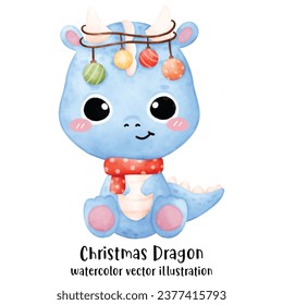 Cute Dragon, Christmas, Christmas Dragon, Merry Christmas, Year of the Dragon