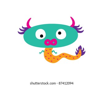 cute dragon doodle