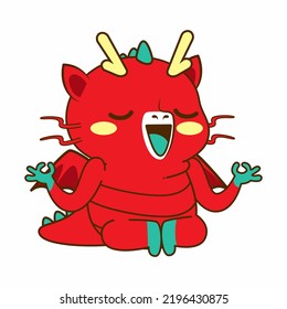 cute dragon drawing cartoon, dragon sticker