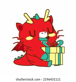 cute dragon drawing cartoon, dragon sticker