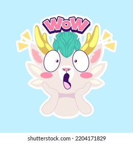 cute dragon drawing cartoon, dragon sticker