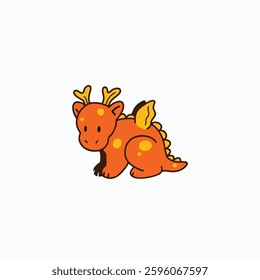 cute dragon funny sticker doodle