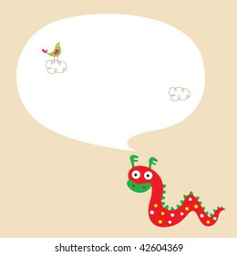 cute dragon greeting card