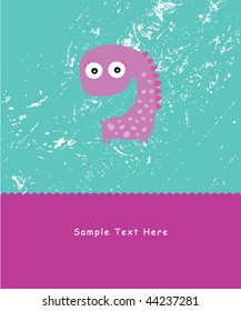 cute dragon greeting card