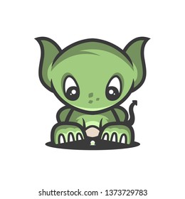 Cute Dragon Illustration 