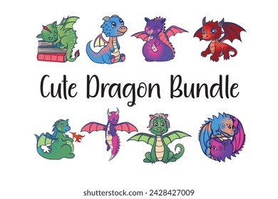 Cute dragon, Kids dragon, Cute mythical animal, Cartoon Dragon, Kids Dragon, Vector, Fantasy creature, Children's illustration, Whimsical, Adorable