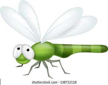 Cute Dragonfly Cartoon