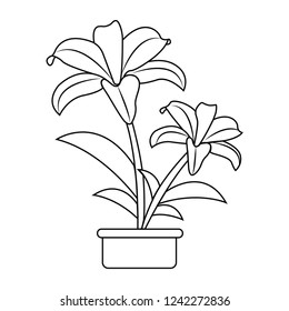Cute drawing plant