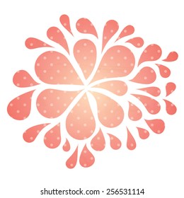 cute drop background for your design