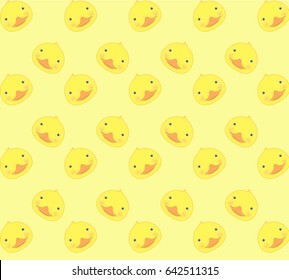 Cute duck animals pattern