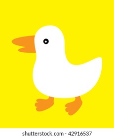 cute duck card