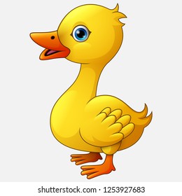 Cute duck cartoon