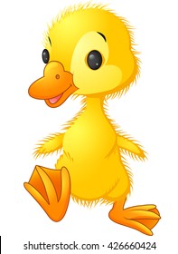 Cute duck cartoon