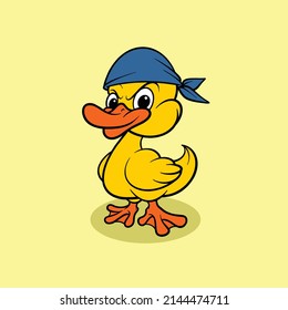 cute duck cartoon for commercial use
