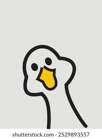 cute duck design for home screen
