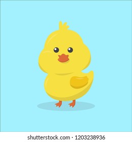 Cute Funny Fat Chubby Chicken Cartoon: Stock-Vektorgrafik (Lizenzfrei