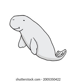 cute dugong