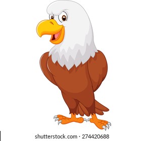 Cute Eagle Cartoon