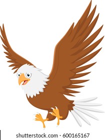 Cute Eagle Cartoon