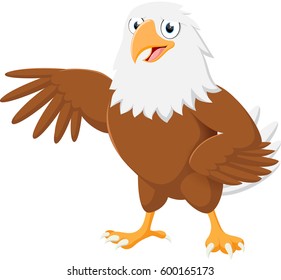 Cute Eagle Cartoon