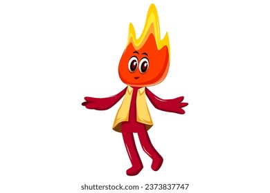 Cute Earth Element Character Design Illustration