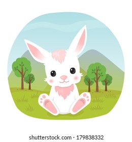 Cute Easter bunny