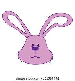 Cute easter bunny cartoon