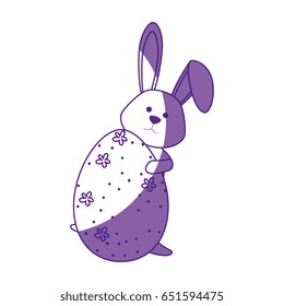 Cute easter bunny cartoon