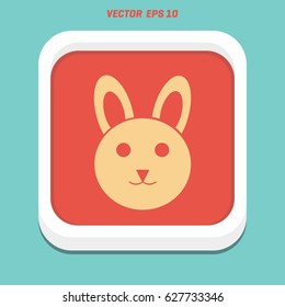 Cute Easter Bunny icon