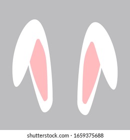 cute easter bunny rabbit illustration