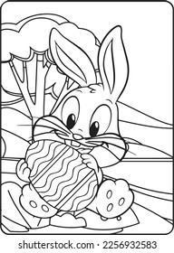Cute Easter Coloring Pages for Kids