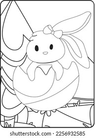 Cute Easter Coloring Pages for Kids
