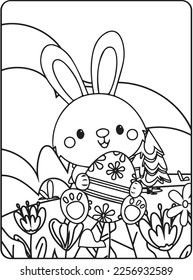 Cute Easter Coloring Pages for Kids