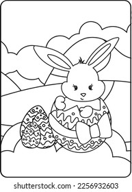Cute Easter Coloring Pages for Kids
