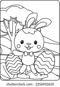 Cute Easter Coloring Pages for Kids