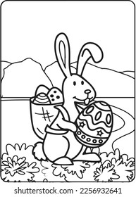 Cute Easter Coloring Pages for Kids