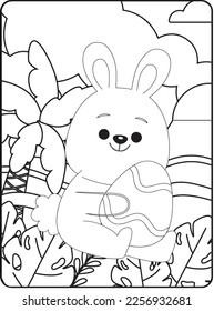 Cute Easter Coloring Pages for Kids