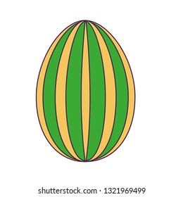 cute easter egg cartoon