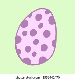 Cute easter icon and animal pet collection, with easter eggs in nest, rabbit and lettering. Hand drawn vector illustration.