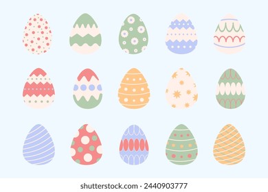 Cute Easter seamless pattern with bunnies, flowers, easter eggs.Beautiful background, great for Easter Cards, banner, textiles, wallpapers.Vector design