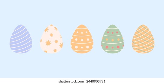 Cute Easter seamless pattern with bunnies, flowers, easter eggs.Beautiful background, great for Easter Cards, banner, textiles, wallpapers.Vector design