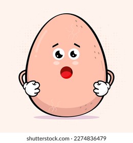 Cute Egg Character - Adorable Egg Mascot Design, This adorable egg mascot will add a touch of fun and personality to any project, from branding and marketing to merchandise and promotional materials.